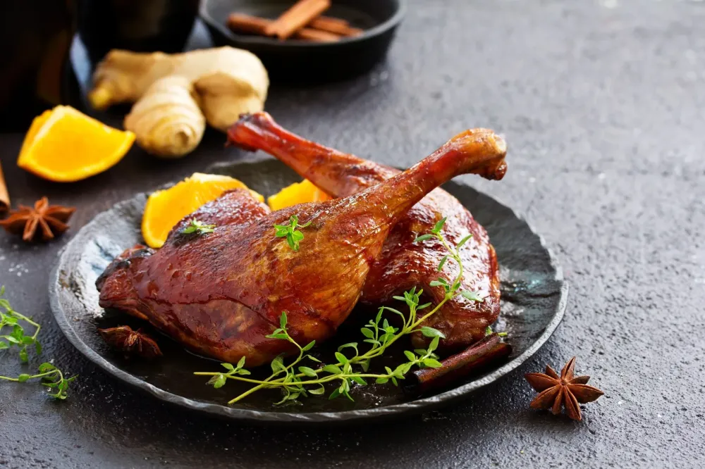 Confit de canard à Cosnac